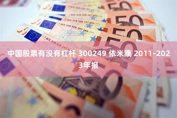 中国股票有没有杠杆 300249 依米康 2011-2023年报